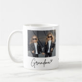 Einfaches Oma-Foto mit Skript Kaffeetasse (Links)