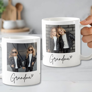 Einfaches Oma-Foto mit Skript Kaffeetasse