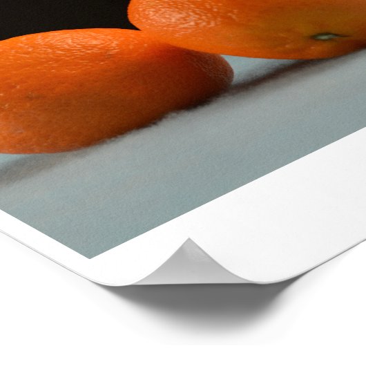 Einfaches Orange Poster (Ecke)