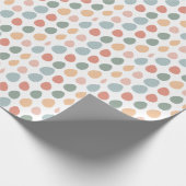 Einfaches Ostereier-Frühjahrsmuster Geschenkpapier (Ecke)