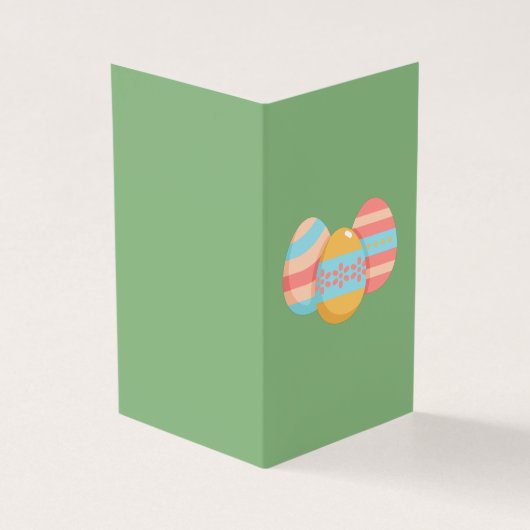 Einfaches Ostereier-Paket mit 25 Mini-Karten (Vorderseite)