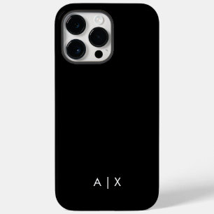 Einfaches Paar-Name monogrammiert Case-Mate iPhone 14 Pro Max Hülle