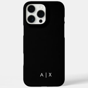 Einfaches Paar-Name monogrammiert iPhone 16 Pro Max Hülle