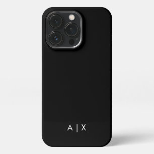 Einfaches Paar-Name monogrammiert iPhone 13 Pro Hülle
