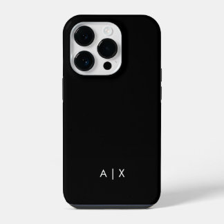 Einfaches Paar Name monogrammiert iPhone 14 Pro Hülle