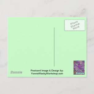 Einfaches Paisley 4 Postkarte