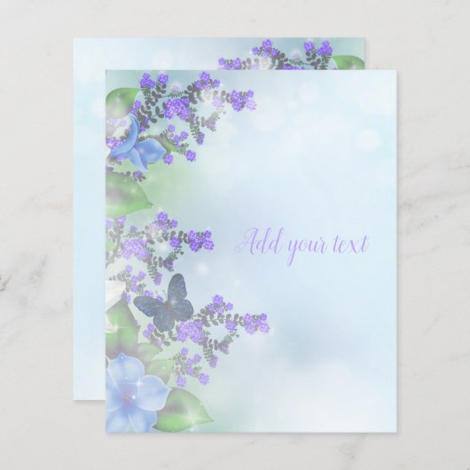 Einfaches Papier für Blumengestanzpapier (Vorne/Hinten)