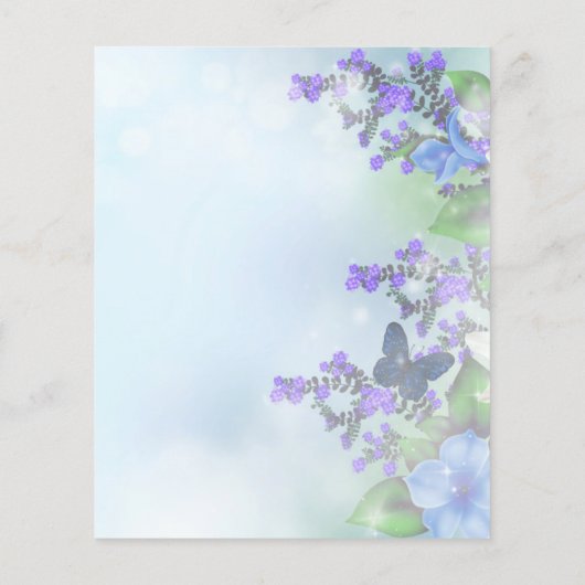 Einfaches Papier für Blumengestanzpapier (Rückseite)