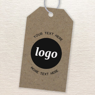 Einfaches Papier für Logos und Text Geschenkanhänger