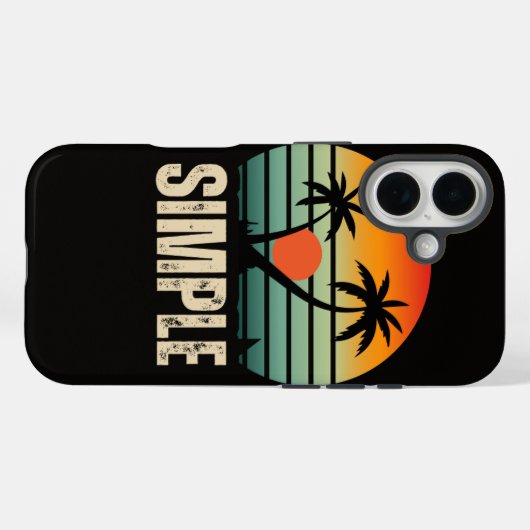 Einfaches Paradies | iPhone 16 Hülle (Rückseite (Horizontal))