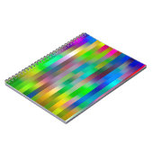 einfaches paralleles vertikales Linienmuster | ABS Notizblock (Linke Seite)