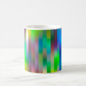 einfaches Parallellinienmuster | ABSTRAKT Kaffeetasse (Mittel)