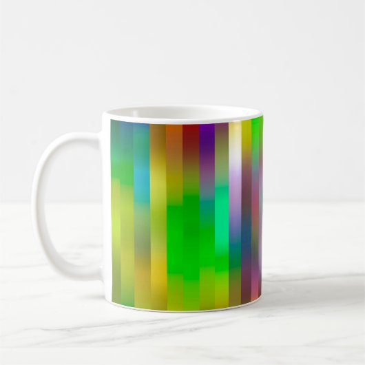 einfaches Parallellinienmuster | ABSTRAKT Kaffeetasse (Links)