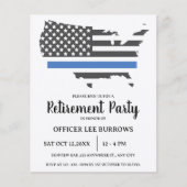 Einfaches Party für die Polizeieinziehung Flyer (Vorne)