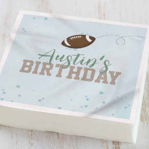 Einfaches Party zum Geburtstag Niedlich Sports Foo Serviette