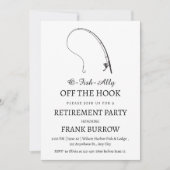 Einfaches Party zum Thema "Ruhestand" Einladung (Vorderseite)