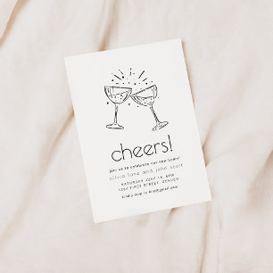 Einfaches Party zur modernen Haushaltsaufwärmung Einladung