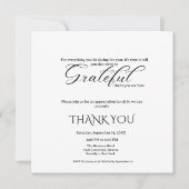 Einfaches Party zur Skriptbewertung, dankbares Par Einladung (Vorderseite)