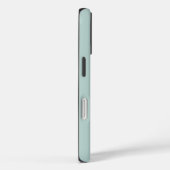 Einfaches pastel grünes Herz mit minimalem Skriptn Case-Mate iPhone Hülle (Rückseite / Rechts)