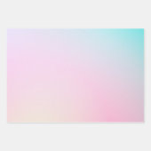 Einfaches Pastell-Verpackungspapier Flachblatt-Set Geschenkpapier Set (Vorderseite 2)