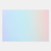 Einfaches Pastell-Verpackungspapier Flachblatt-Set Geschenkpapier Set (Vorderseite)