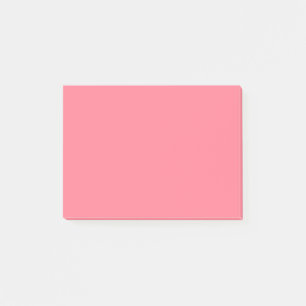 Einfaches Pastellrosa Post-it Klebezettel