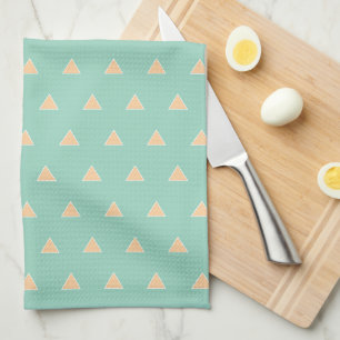 Einfaches Pattern Aquamarines Küchentuch