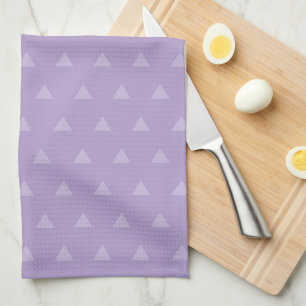 Einfaches Pattern Lila Küchentuch