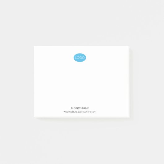 Einfaches, Personalisiertes Design Post-it Klebezettel (Vorderseite)