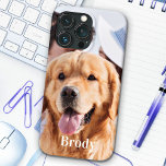 Einfaches Personalisiertes Foto Case-Mate iPhone Hülle<br><div class="desc">Jetzt können Sie Ihren besten Freund mit sich führen, wo immer Sie auch hingehen mit diesem Foto iPhone Fall . Dieses Foto mit personalisiertem Namensdesign ist modern, elegant, cool und niedlich. Passen Sie Ihr Lieblings-Foto und Ihren Namen an, um zu personalisieren . Ideal für Foto mit Haustier, Foto oder Foto....</div>