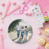 Einfaches Personalisiertes Foto Pappteller (Party)