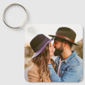 Einfaches Personalisiertes Foto Schlüsselanhänger (Vorderseite)