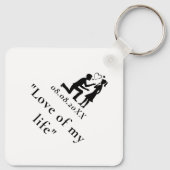 Einfaches Personalisiertes Foto Schlüsselanhänger (Rückseite)