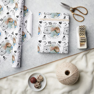 Einfaches personalisiertes Geburtstagsgeschenk für Geschenkpapier