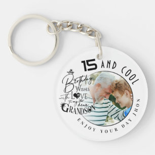 Einfaches personalisiertes Geburtstagsgeschenk für Schlüsselanhänger