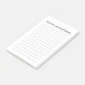 Einfaches Personalisiertes Geschäft Post-it Klebezettel (angewinkelt)