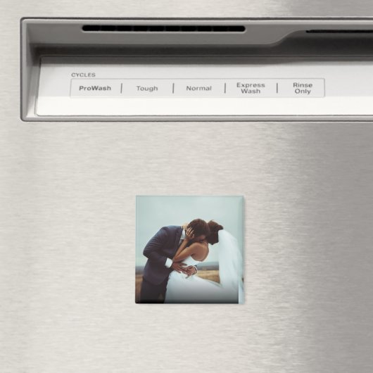 Einfaches Personalisiertes hochgezogenes Foto Magnet (In Situ (Geschirrspüler))
