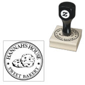 Einfaches personalisiertes Logo Gummistempel (Stempel)