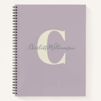 Einfaches personalisiertes Monogramm und Name in L