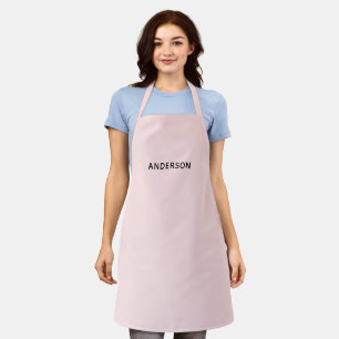 Einfaches personalisiertes Namensmonogramm Elega Schürze