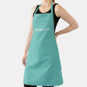 Einfaches personalisiertes Namensmonogramm   Elega Schürze
