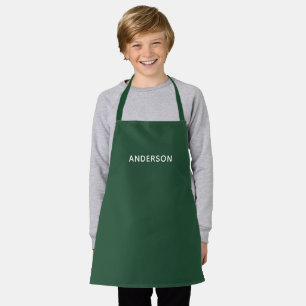 Einfaches personalisiertes Namensmonogramm   Elega Schürze