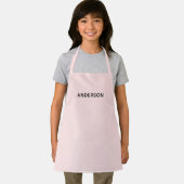 Einfaches personalisiertes Namensmonogramm | Elega Schürze (Insitu)