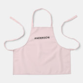 Einfaches personalisiertes Namensmonogramm | Elega Schürze (Vorderseite)