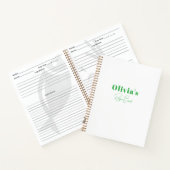 Einfaches Personalisiertes Rezept Buch (Innenseite)