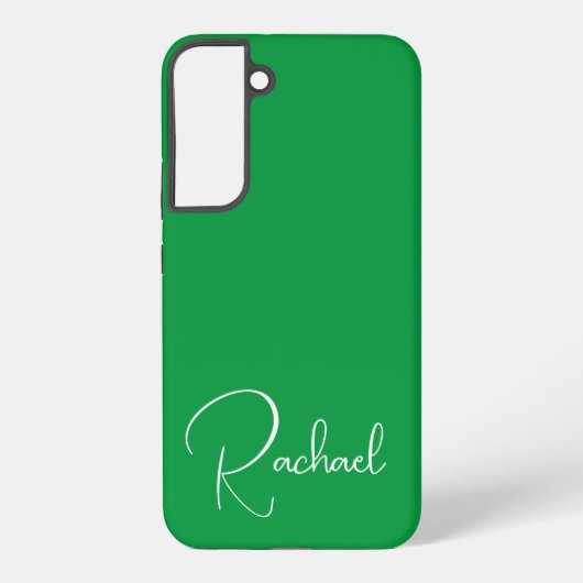 Einfaches Personalisiertes Samsung Galaxy Case Hülle (Rückseite)
