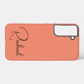 Einfaches Personalisiertes Samsung Galaxy Case Hülle (Rückseite (Horizontal))