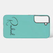 Einfaches Personalisiertes Samsung Galaxy Case Hülle (Rückseite (Horizontal))