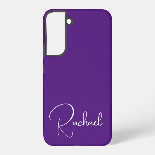 Einfaches Personalisiertes Samsung Galaxy Case Hülle (Rückseite)