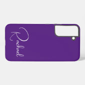 Einfaches Personalisiertes Samsung Galaxy Case Hülle (Rückseite (Horizontal))